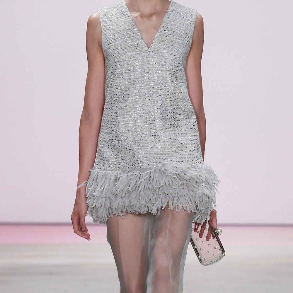Lela Rose tweed mini dress